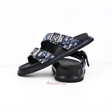 Buy Dior Aqua Sandal Beige and Blue Dior Oblique Jacquard Beige 3SA135ZSA_H561-2 Quality Reps Replicas Shoes