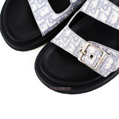 Buy Dior Aqua Sandal Gray and Black Dior Oblique Jacquard Grey 3SA135ZSA_H561-3 Quality Reps Replicas Shoes