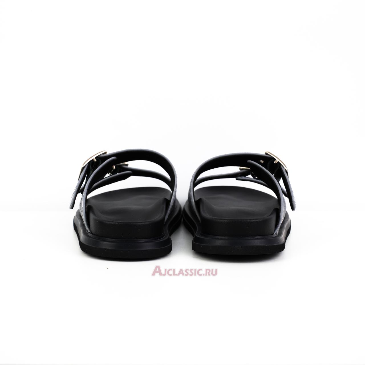 New Dior Aqua Sandal "Gray and Black Dior Oblique Jacquard" 3SA135ZSA_H561-3 Shoes