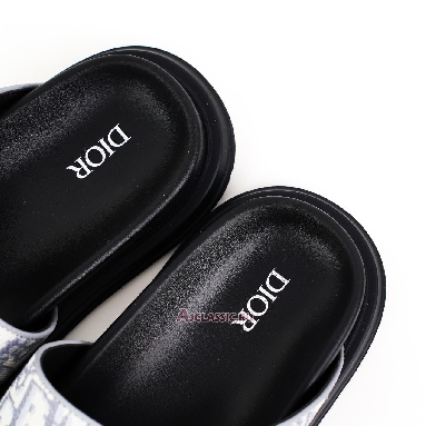 Buy Dior Aqua Sandal Gray and Black Dior Oblique Jacquard Grey 3SA135ZSA_H561-3 Quality Reps Replicas Shoes