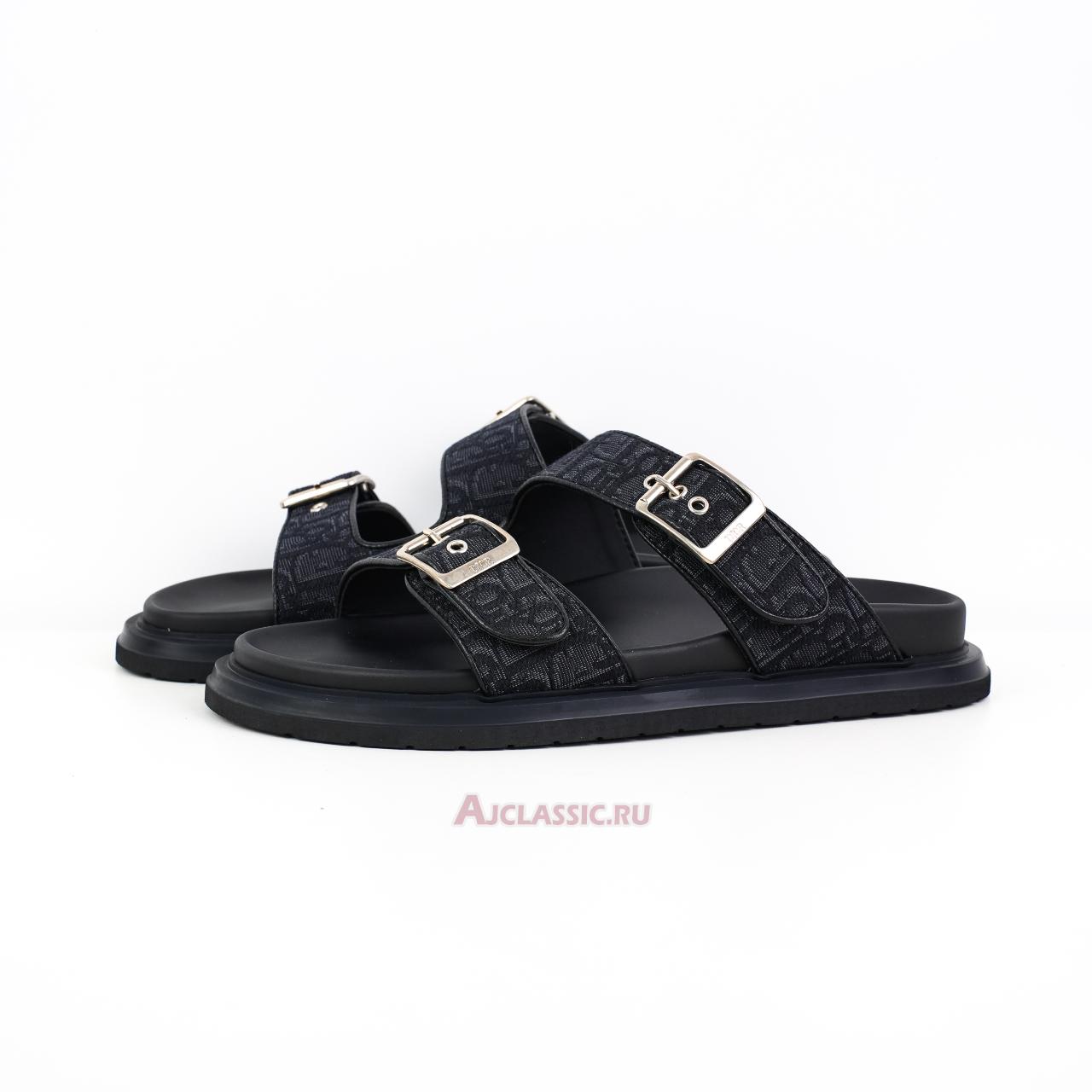 New Dior Aqua Sandal "Black Dior Oblique Jacquard" 3SA135ZSA_H969 Shoes