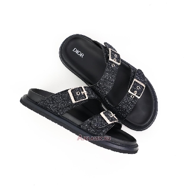 Buy Dior Aqua Sandal Black Dior Oblique Jacquard Black 3SA135ZSA_H969 Quality Reps Replicas Shoes