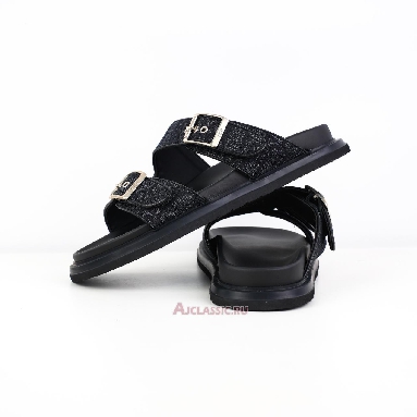 Buy Dior Aqua Sandal Black Dior Oblique Jacquard Black 3SA135ZSA_H969 Quality Reps Replicas Shoes