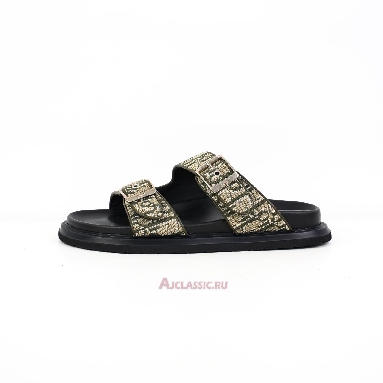 Buy Dior Aqua Sandal Green and Black Dior Oblique Jacquard Green 3SA135ZSA_H969-2 Quality Reps Replicas Shoes