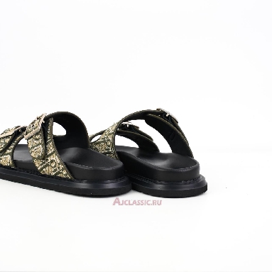 Buy Dior Aqua Sandal Green and Black Dior Oblique Jacquard Green 3SA135ZSA_H969-2 Quality Reps Replicas Shoes