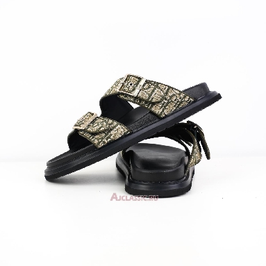 Buy Dior Aqua Sandal Green and Black Dior Oblique Jacquard Green 3SA135ZSA_H969-2 Quality Reps Replicas Shoes