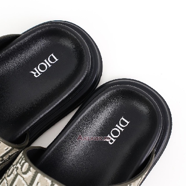 Buy Dior Aqua Sandal Green and Black Dior Oblique Jacquard Green 3SA135ZSA_H969-2 Quality Reps Replicas Shoes