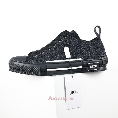 Buy Dior B23 Low Black Oblique Jacquard Sneaker Black 3SN249ZSA_H969 Quality Reps Replicas Shoes