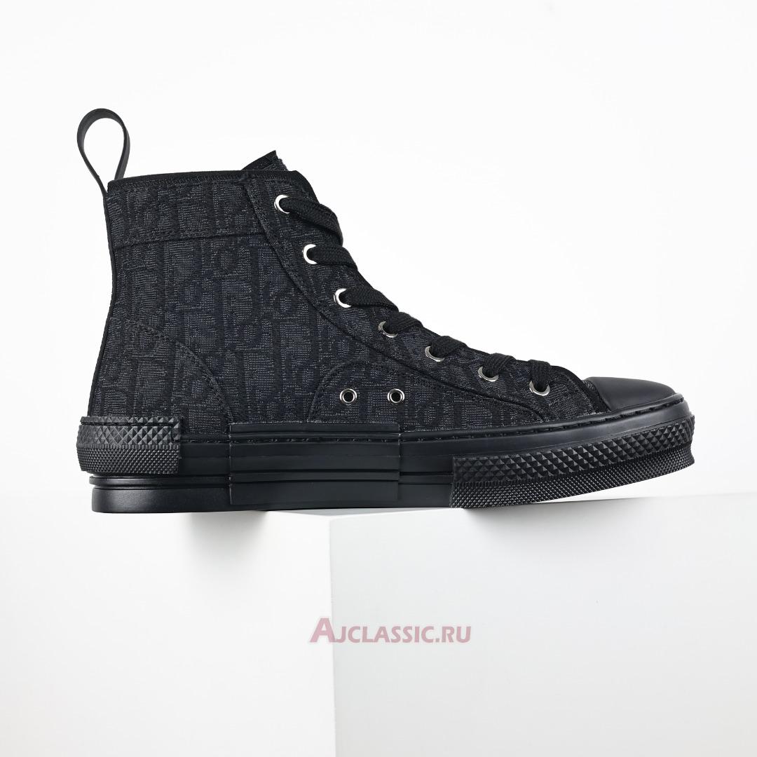 New B23 League High-Top Sneaker "Black Dior Oblique Jacquard" 3SH126ZSA_H969 Shoes