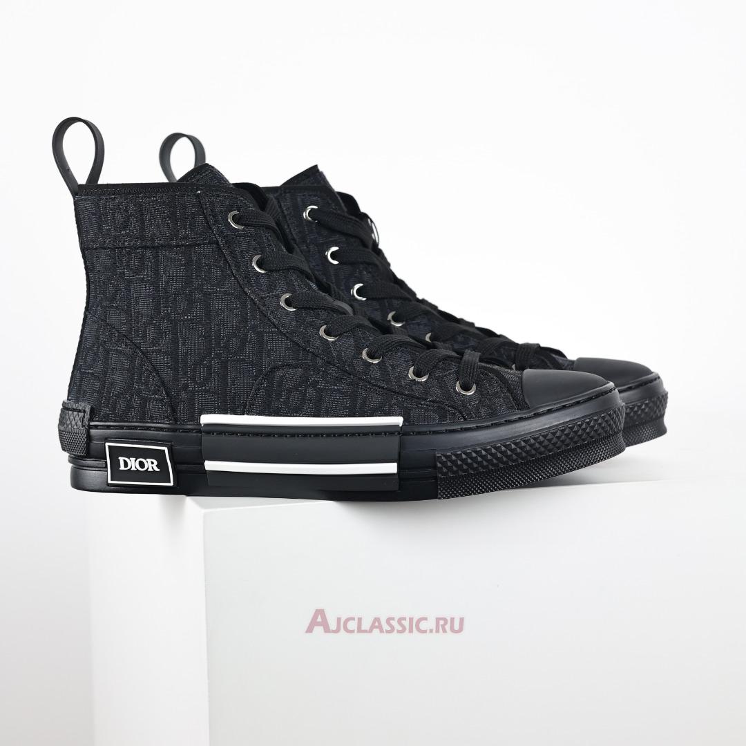 New B23 League High-Top Sneaker "Black Dior Oblique Jacquard" 3SH126ZSA_H969 Shoes