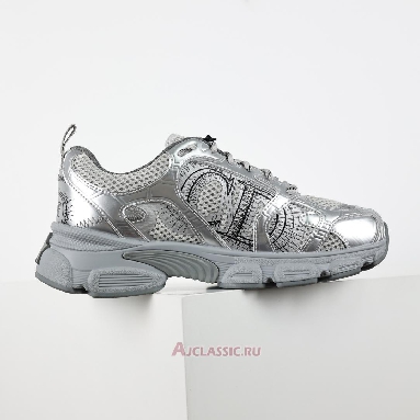 Buy Dior Chrono Sneaker Gray Mesh Silver Grey KCK414TRL_S59K Quality Reps Replicas Shoes