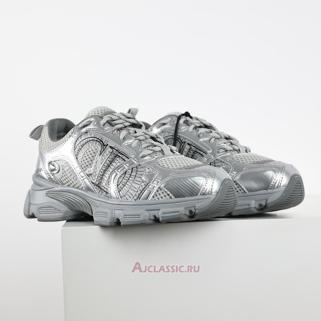 New Dior Chrono Sneaker "Gray Mesh Silver" KCK414TRL_S59K Shoes