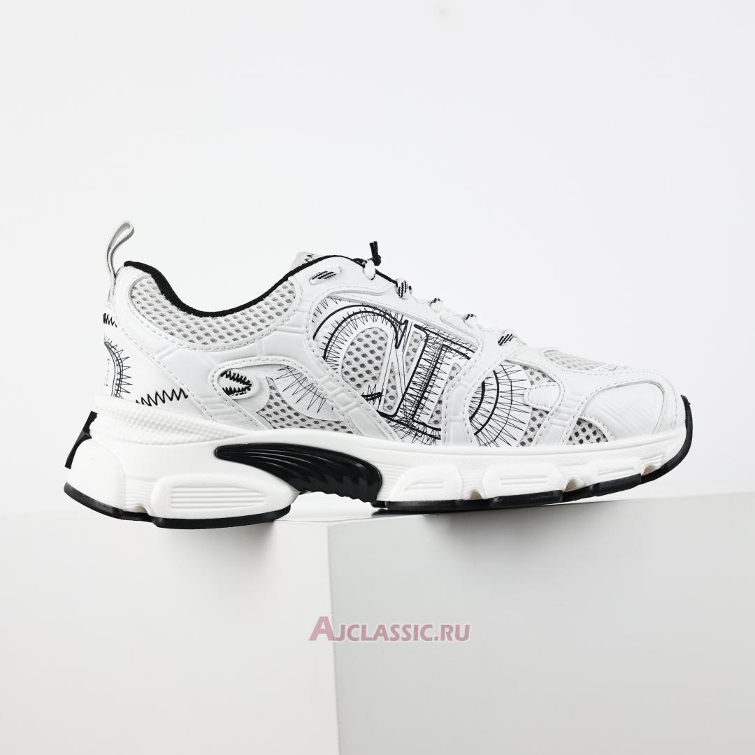 New Dior Chrono Sneaker "White Mesh Black" KCK414TRM_S19W Shoes