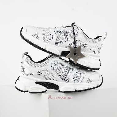 Buy Dior Chrono Sneaker White Mesh Black White KCK414TRM_S19W Quality Reps Replicas Shoes