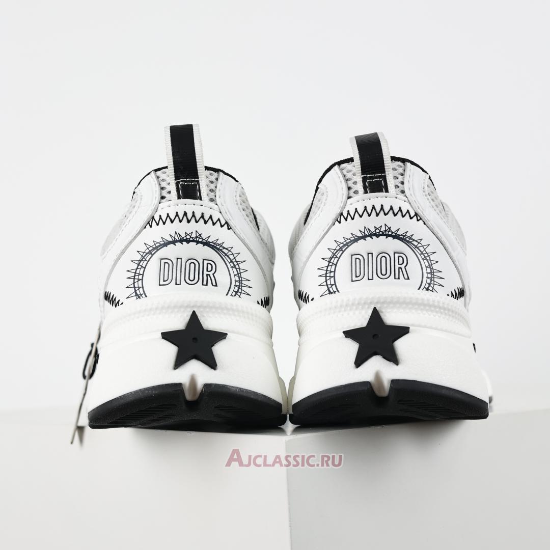 New Dior Chrono Sneaker "White Mesh Black" KCK414TRM_S19W Shoes