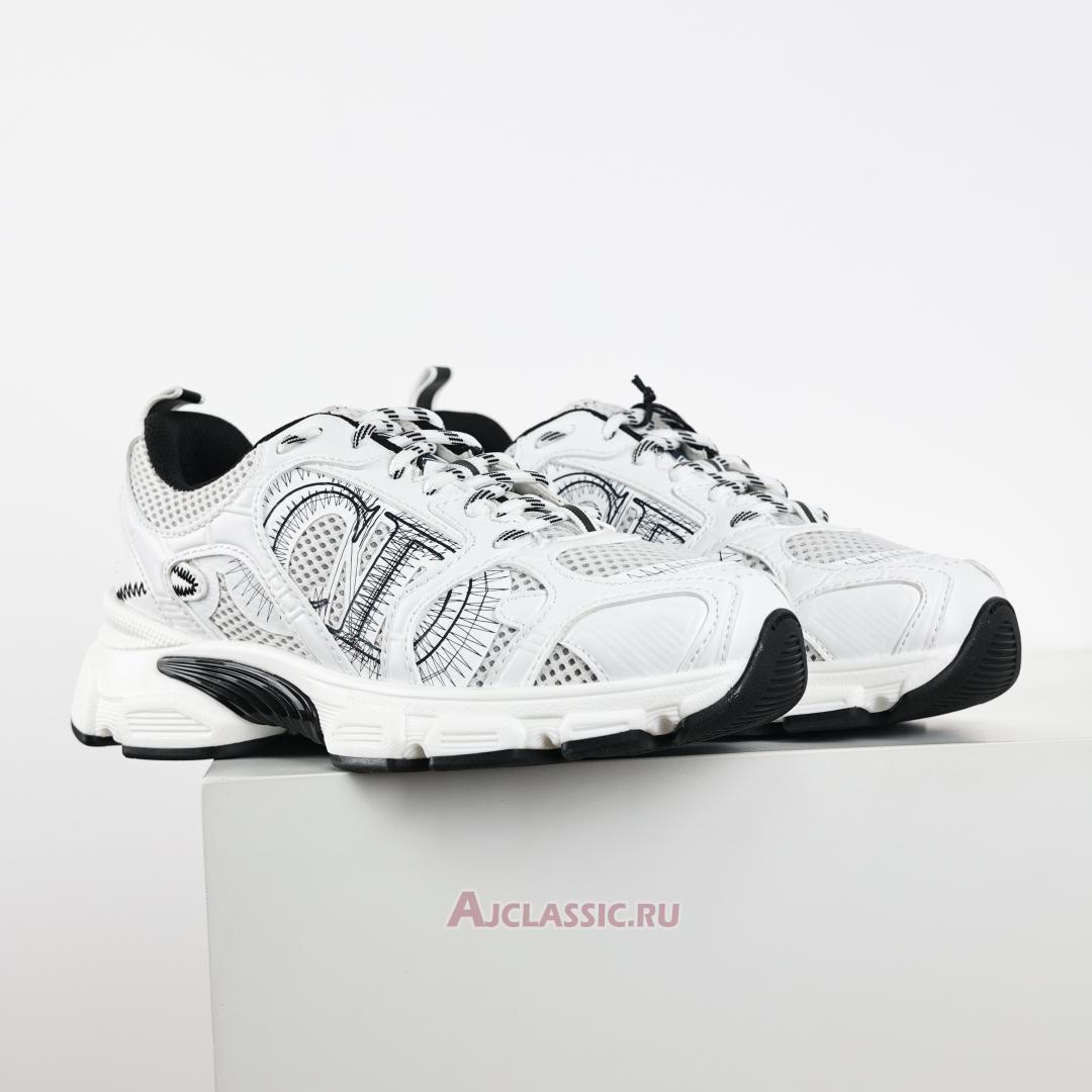 New Dior Chrono Sneaker "White Mesh Black" KCK414TRM_S19W Shoes