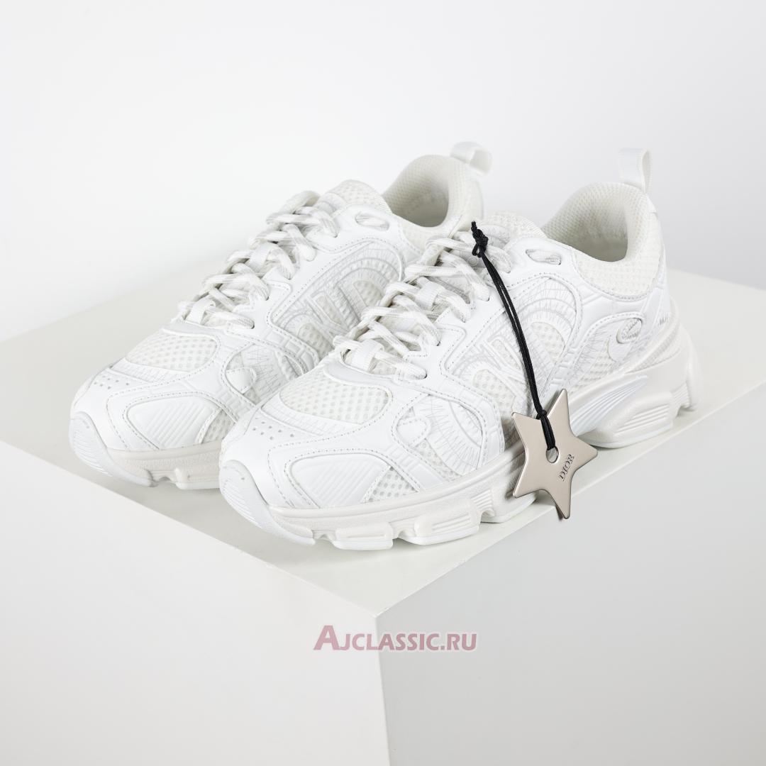 New Dior Chrono Sneaker "Mesh White Leather" KCK414TRM_S10W Shoes