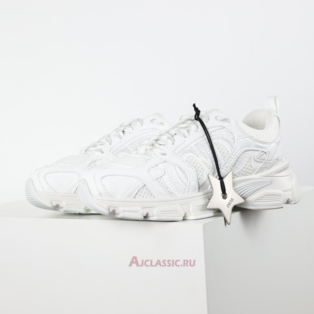 New Dior Chrono Sneaker "Mesh White Leather" KCK414TRM_S10W Shoes