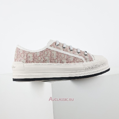 Buy Dior WalkNDior Platform Nude Dior Oblique Embroidered Cotton Pink KCK385OBE_S21U Quality Reps Replicas Shoes