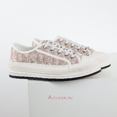 Buy Dior WalkNDior Platform Nude Dior Oblique Embroidered Cotton Pink KCK385OBE_S21U Quality Reps Replicas Shoes