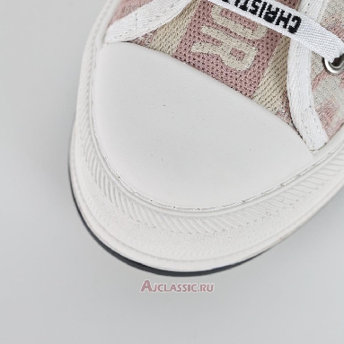 Buy Dior WalkNDior Platform Nude Dior Oblique Embroidered Cotton Pink KCK385OBE_S21U Quality Reps Replicas Shoes