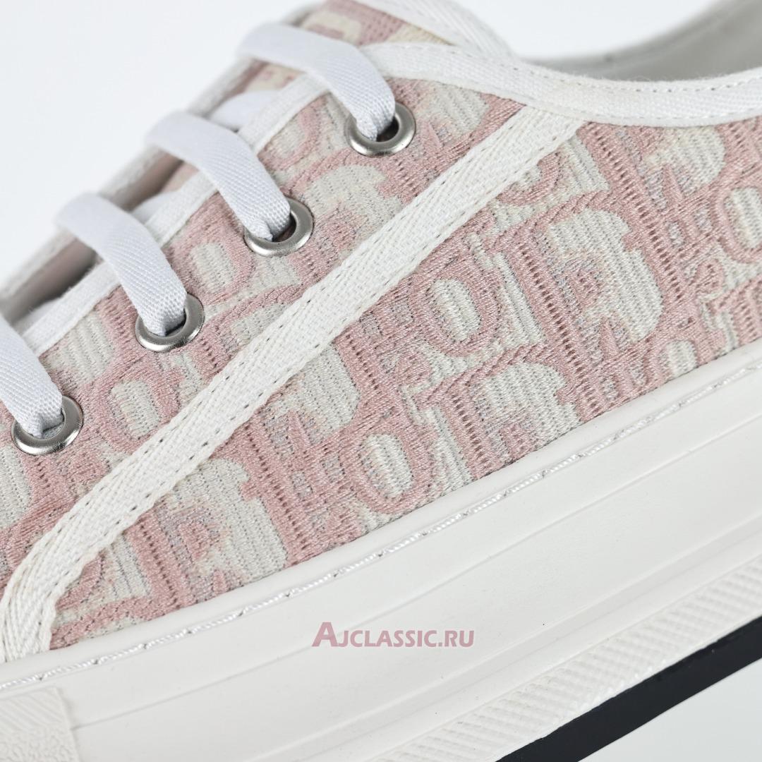 New Dior WalkNDior Platform "Nude Dior Oblique Embroidered Cotton" KCK385OBE_S21U Shoes