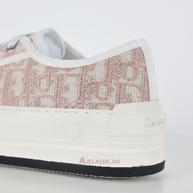 Buy Dior WalkNDior Platform Nude Dior Oblique Embroidered Cotton Pink KCK385OBE_S21U Quality Reps Replicas Shoes