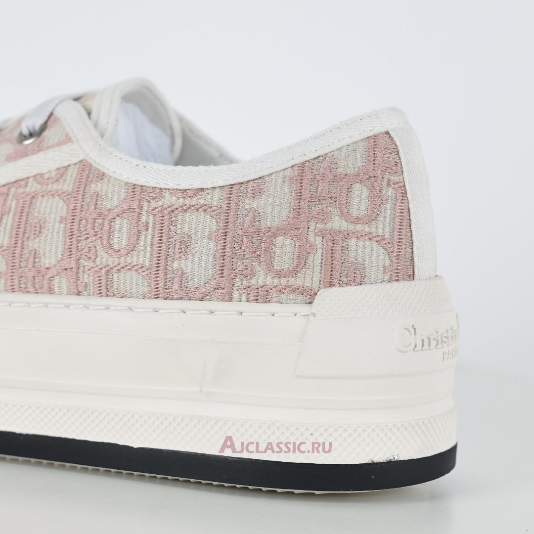 New Dior WalkNDior Platform "Nude Dior Oblique Embroidered Cotton" KCK385OBE_S21U Shoes
