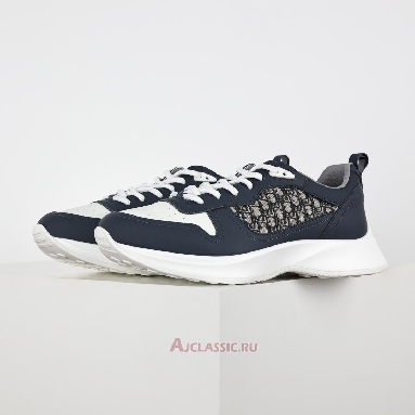 Buy Dior B25 Runner Dior Oblique - Navy Blue Cream Blue 3SN299ZIR_H561 Quality Reps Replicas Shoes