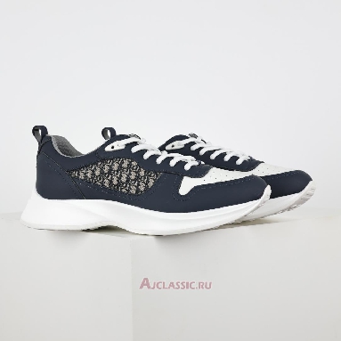 Buy Dior B25 Runner Dior Oblique - Navy Blue Cream Blue 3SN299ZIR_H561 Quality Reps Replicas Shoes