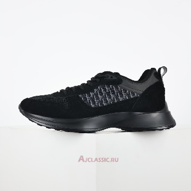 Buy Dior B25 Runner Suede Dior Oblique - Black Black 3SN283YUH_H900 Quality Reps Replicas Shoes
