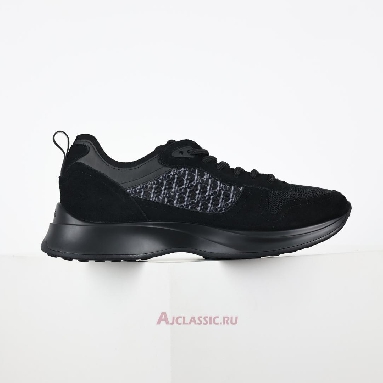 Buy Dior B25 Runner Suede Dior Oblique - Black Black 3SN283YUH_H900 Quality Reps Replicas Shoes