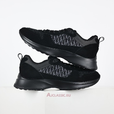 Buy Dior B25 Runner Suede Dior Oblique - Black Black 3SN283YUH_H900 Quality Reps Replicas Shoes