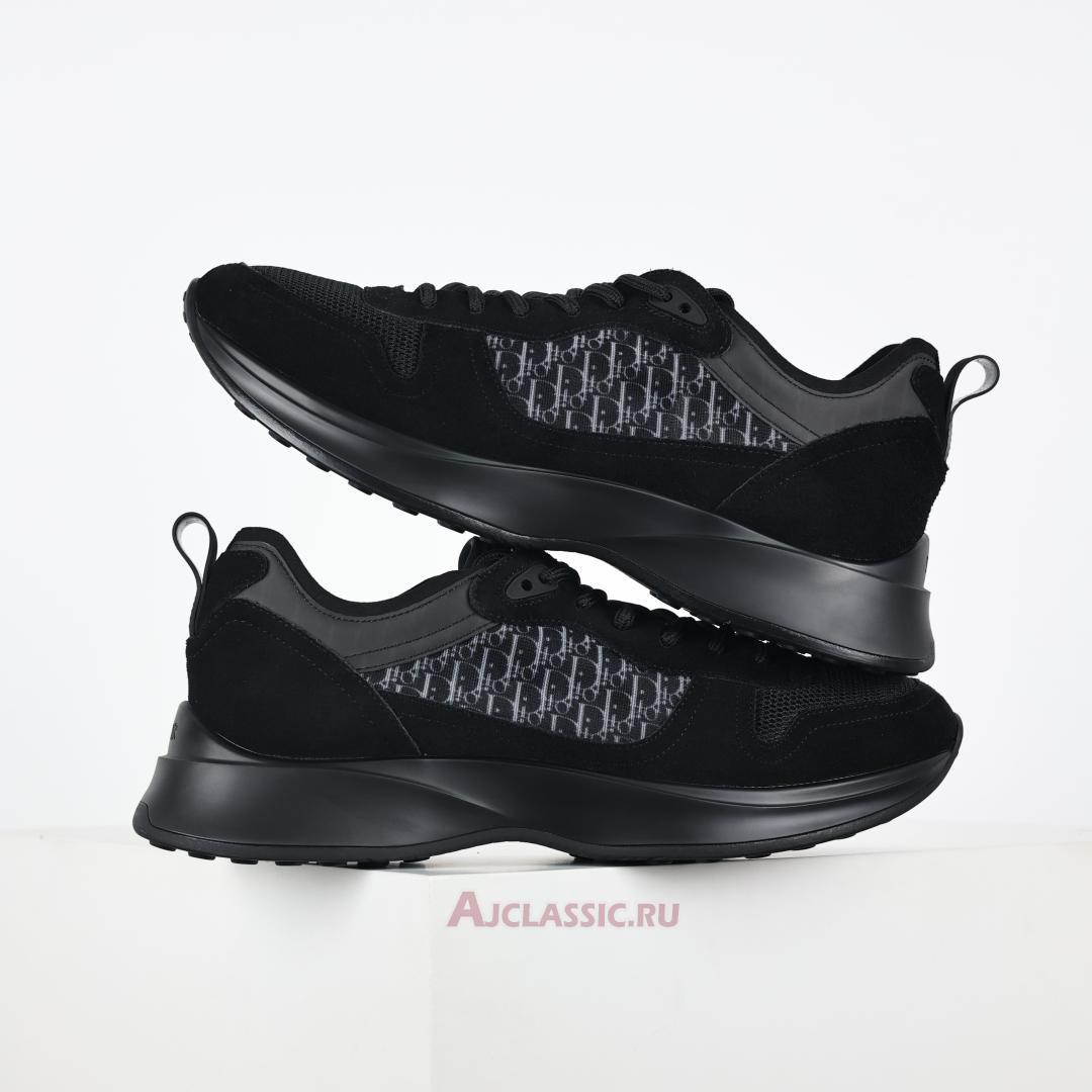 New Dior B25 Runner Suede "Dior Oblique - Black" 3SN283YUH_H900 Shoes