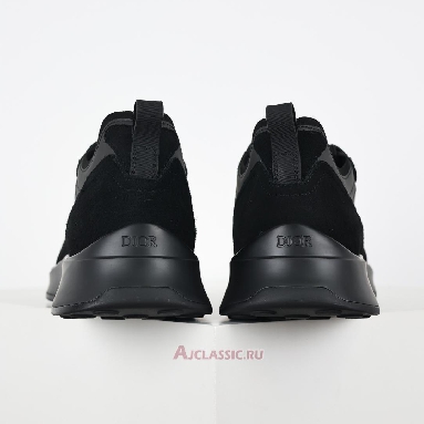 Buy Dior B25 Runner Suede Dior Oblique - Black Black 3SN283YUH_H900 Quality Reps Replicas Shoes