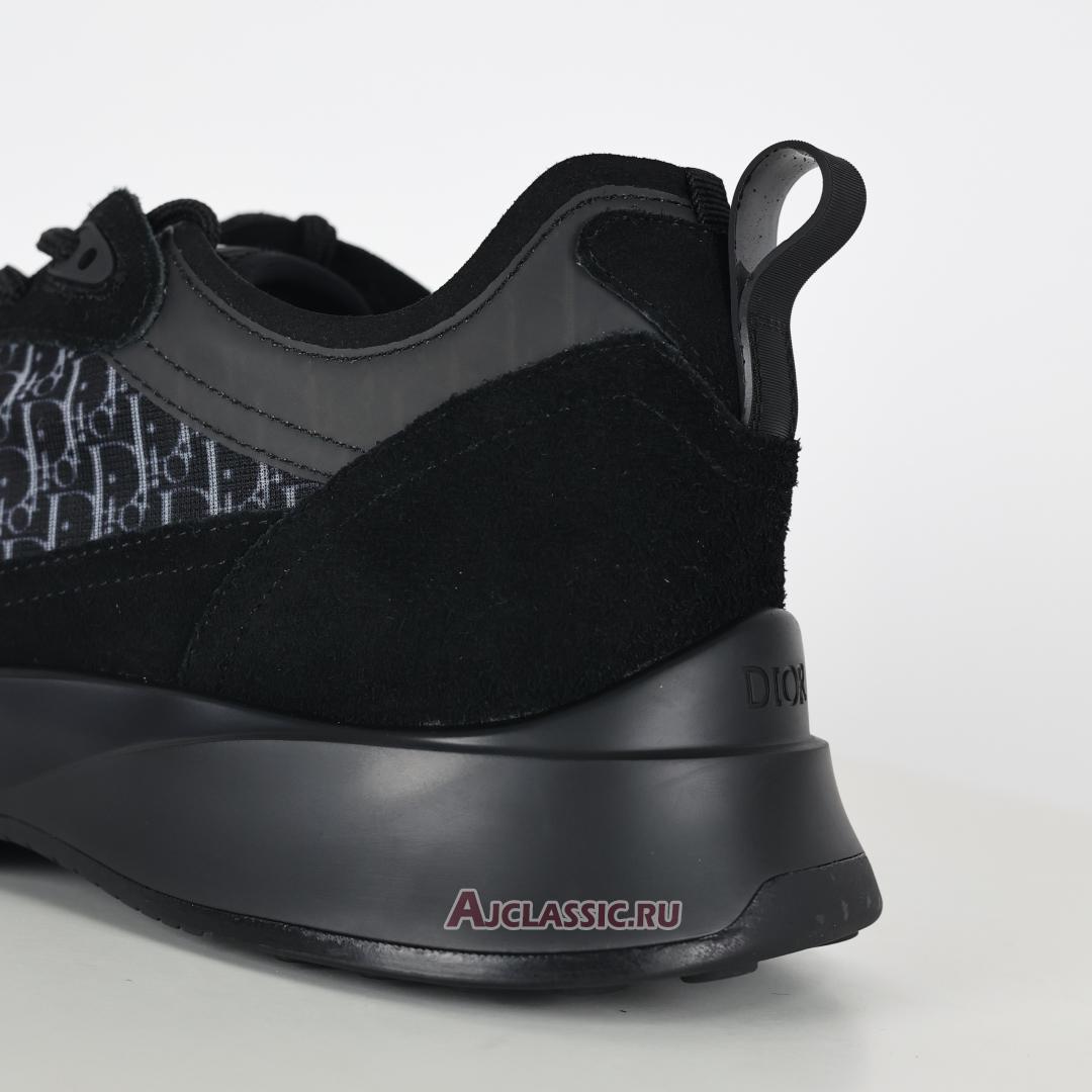 New Dior B25 Runner Suede "Dior Oblique - Black" 3SN283YUH_H900 Shoes