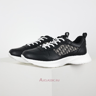 Buy Dior B25 Runner Black Smooth Calfskin Beige Black 3SN299ZIR_H965 Quality Reps Replicas Shoes