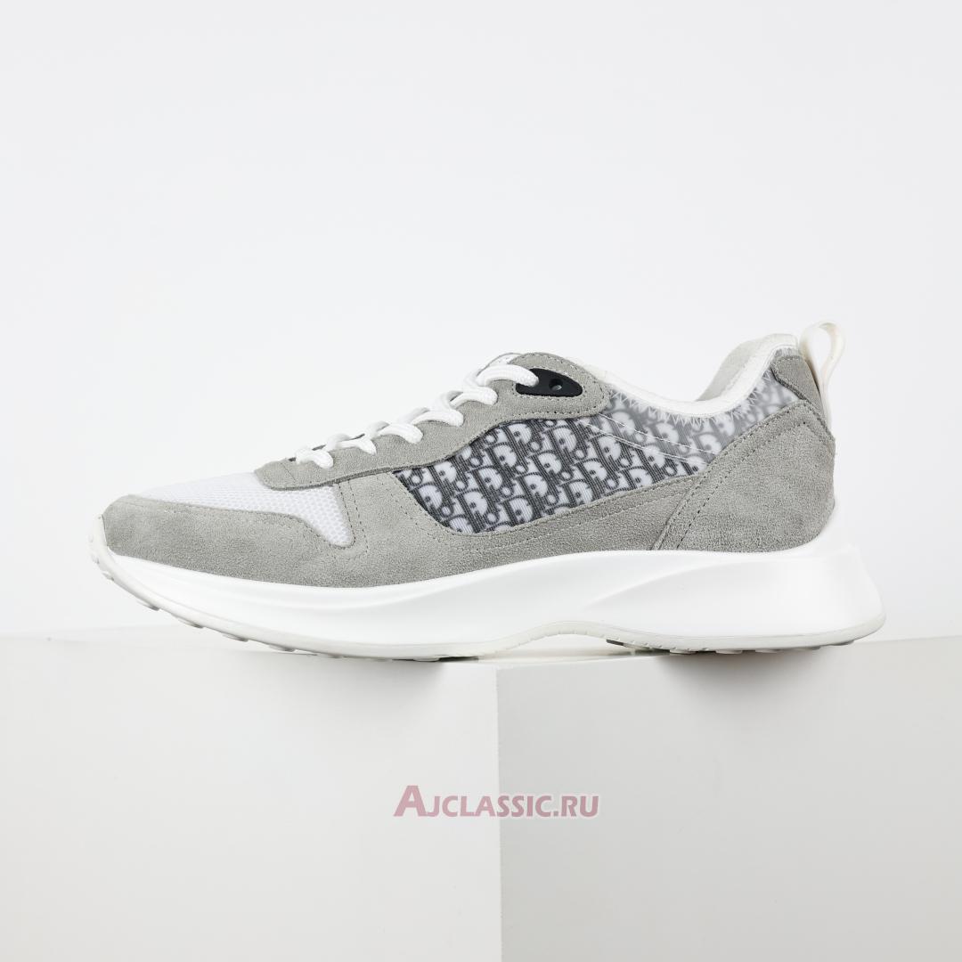 New Dior B25 Runner Suede "Gray White Technical Mesh" 3SN283ZMI_H865 Shoes