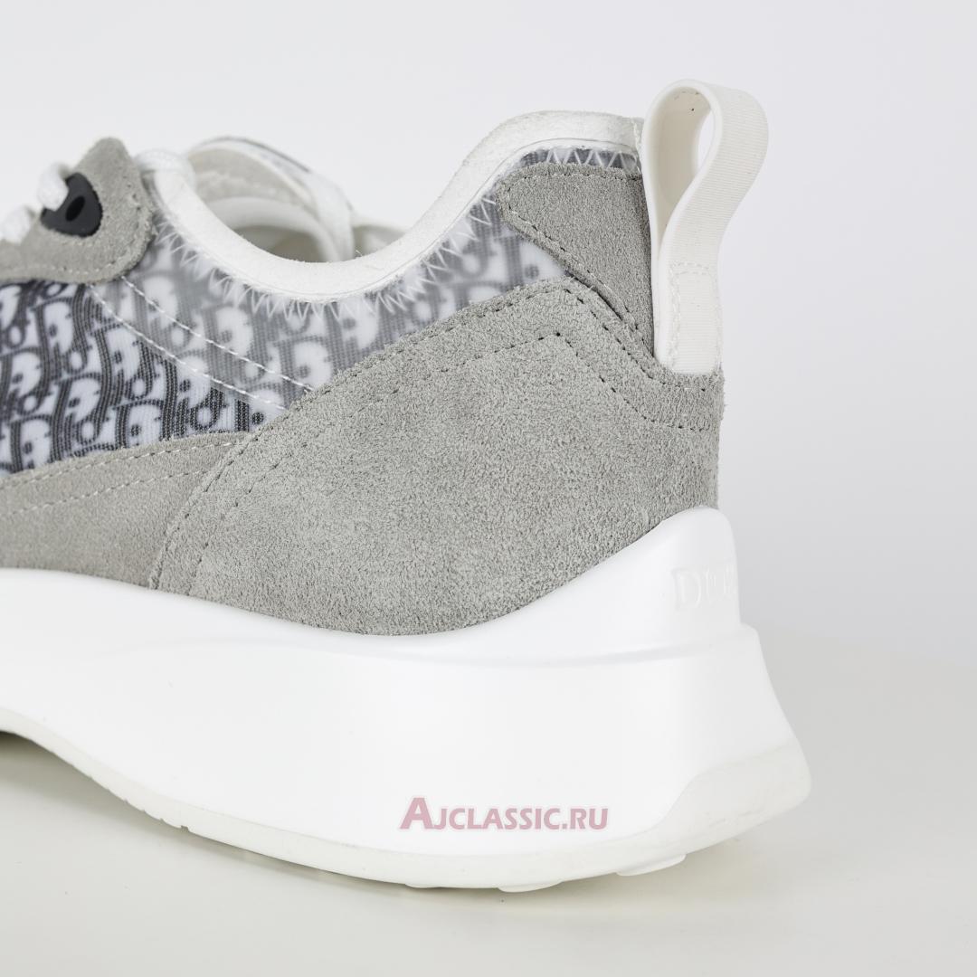 New Dior B25 Runner Suede "Gray White Technical Mesh" 3SN283ZMI_H865 Shoes