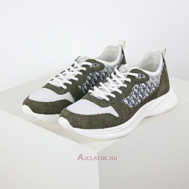 Buy Dior B25 Runner Suede Olive Green 3SN283ZMI_H066 Quality Reps Replicas Shoes