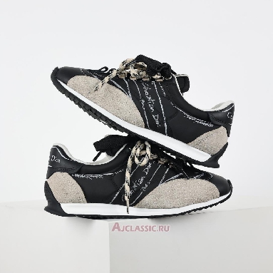 Buy Dior D-Sketch Sneaker Black Nylon and Calfskin Black KCK427MPA_S900 Quality Reps Replicas Shoes