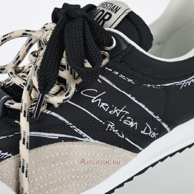 Buy Dior D-Sketch Sneaker Black Nylon and Calfskin Black KCK427MPA_S900 Quality Reps Replicas Shoes