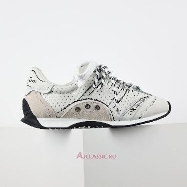 Buy Dior D-Sketch Sneaker White Nylon and Calfskin White KCK427MPA_S10W Quality Reps Replicas Shoes