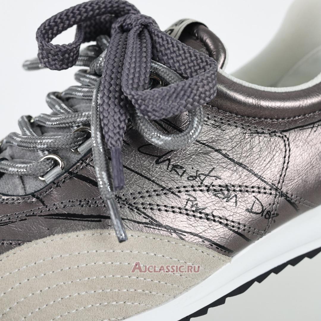 New Dior D-Sketch Sneaker "Gray Nylon and Calfskin" KCK427MPA_S900-2 Shoes