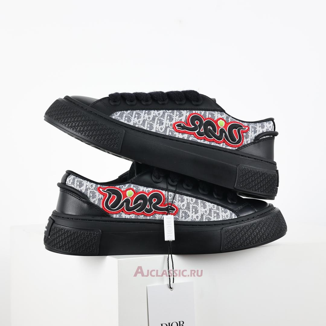 New Dior x Kaws B33 "Navy Blue Calfskin Blue" 3SN303ZEY_H514 Shoes