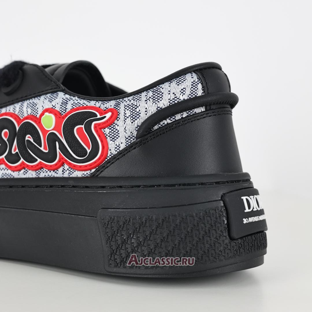 New Dior x Kaws B33 "Navy Blue Calfskin Blue" 3SN303ZEY_H514 Shoes