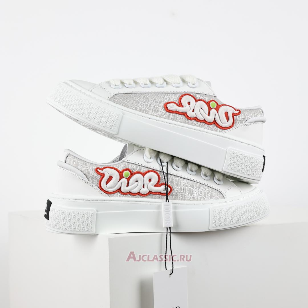 New Dior x Kaws B33 "White Calfskin Gray" 3SN303ZEY_H000 Shoes