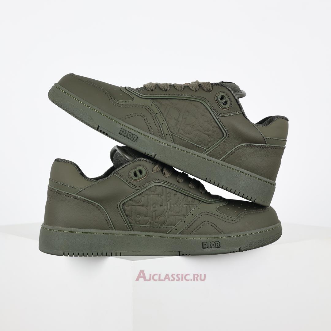 New Dior B27 Low Leather Sneaker "Khaki Grained Calfskin" 3SN272ZAY_H606 Shoes