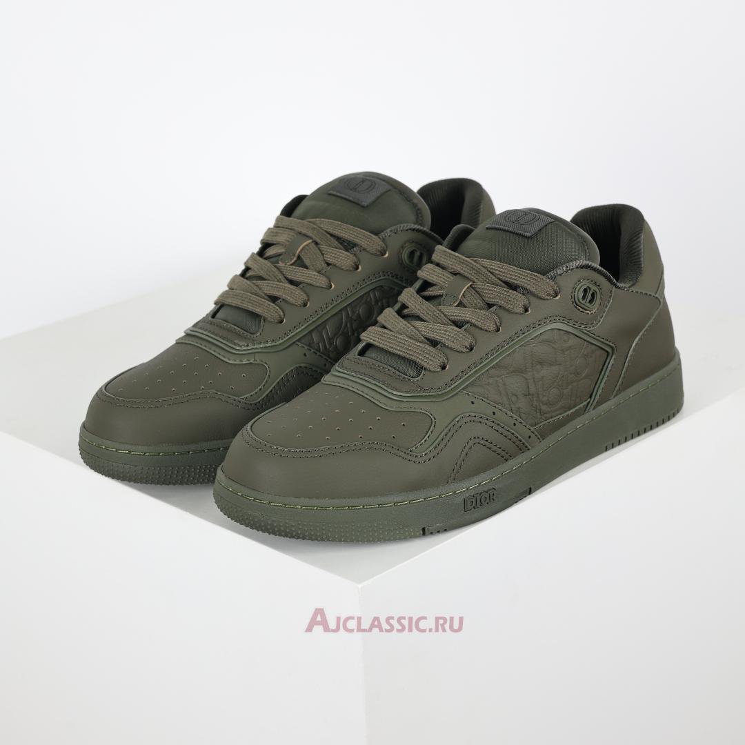 New Dior B27 Low Leather Sneaker "Khaki Grained Calfskin" 3SN272ZAY_H606 Shoes