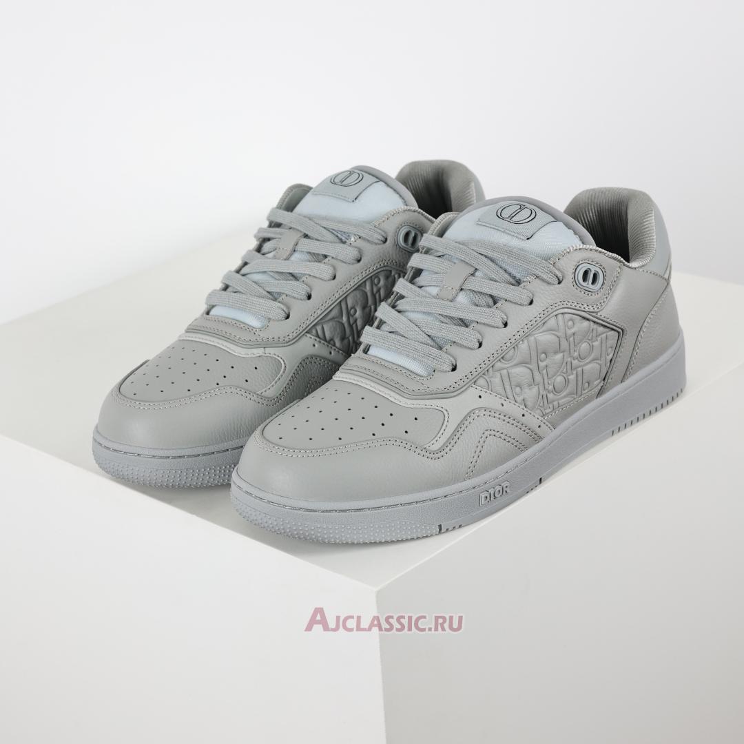 New Dior B27 Low Leather Sneaker "Gray Grained Calfskin" 3SN272ZAY_H868 Shoes